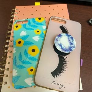 Two iphone cases for iphone 8plus or 7 plus.